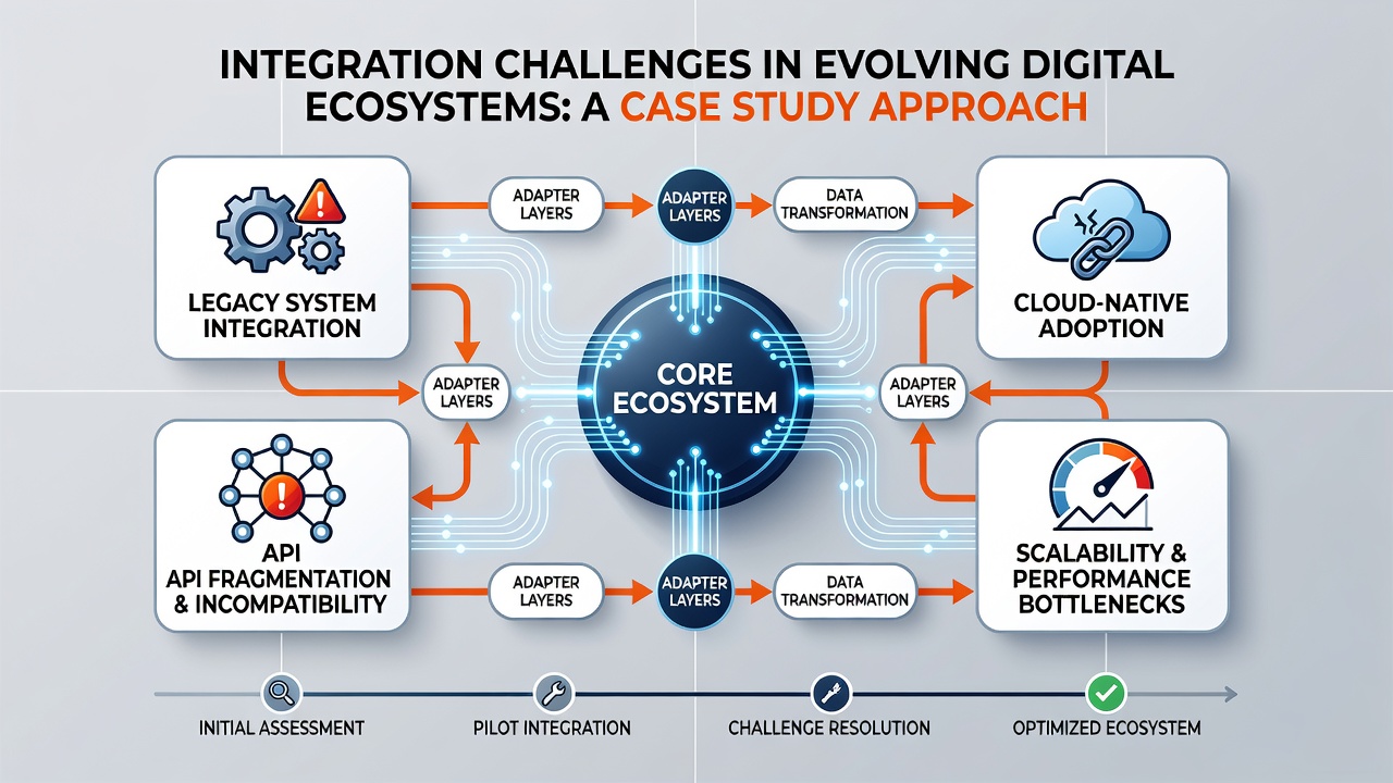 Case study visualization of healthcare data integration hurdles and middleware solutions